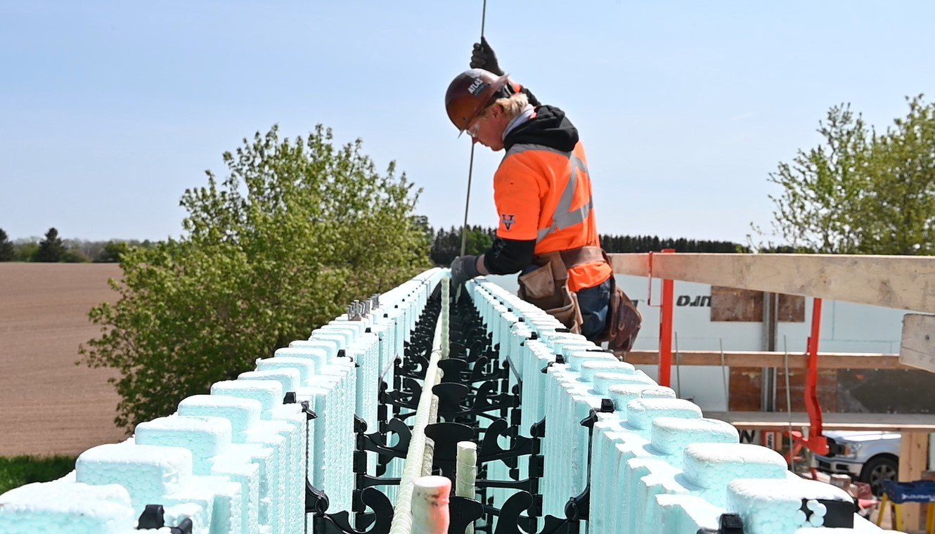 Composite Rebar in wall