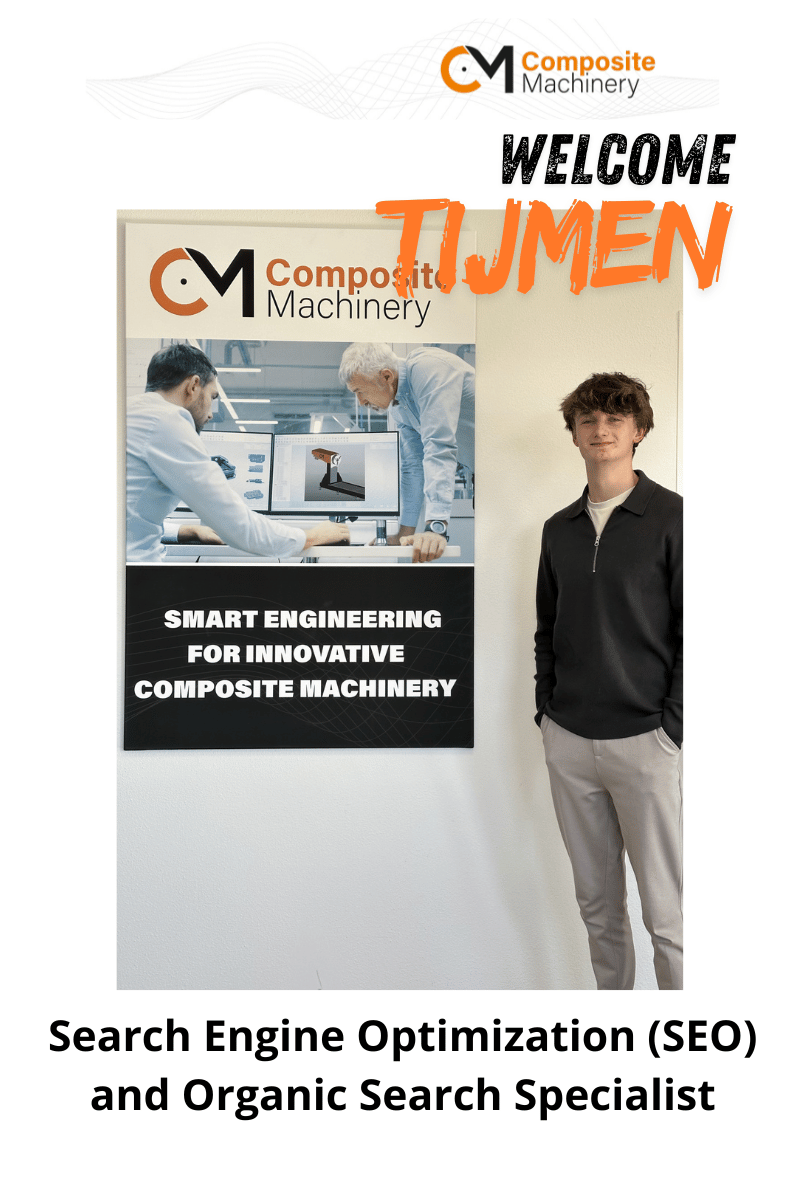 New collegue at Composite Machinery Tijmen