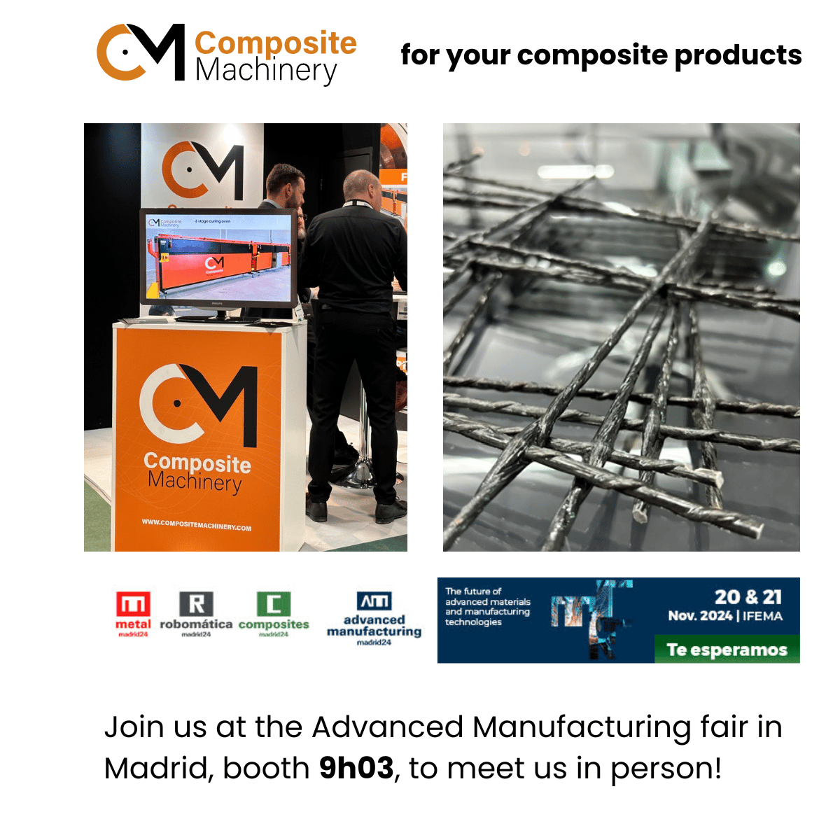 participation at Advanced Manufacturing Composites fair in IFEMA Madrid